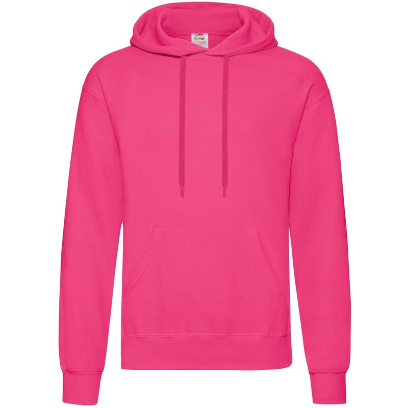 Men's Pink Hooded Sweat Fruit of the Loom