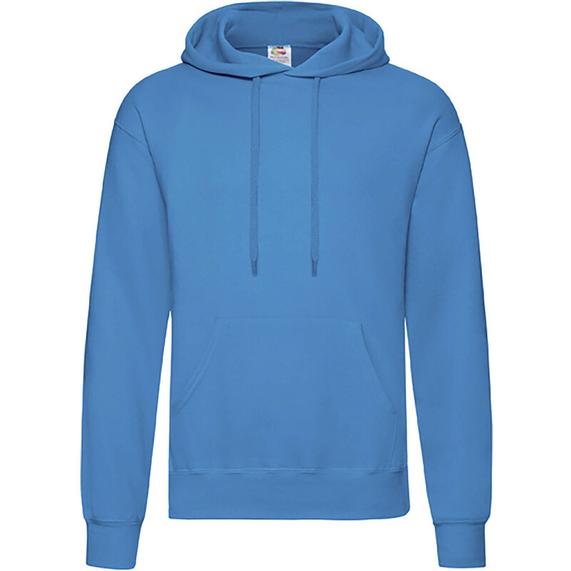 Blue Men's Hooded Sweat Fruit of the Loom