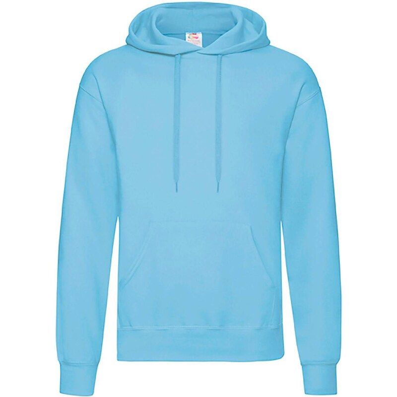 Blue Men's Hooded Sweat Fruit of the Loom