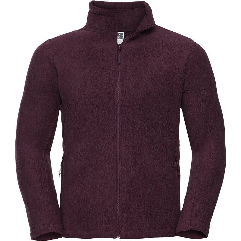 RUSSELL Men's fleece with long zipper 100% polyester, non-pilling fleece 320g