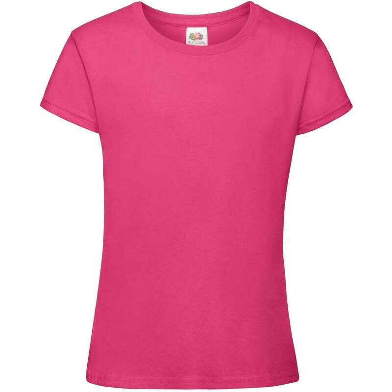 Fruit of the Loom Girls' T-shirt Sofspun 610150 100% cotton 160g/165g