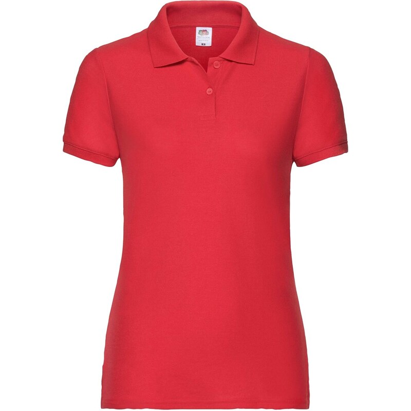 Red Polo Shirt 65/35 Polo Fruit of the Loom