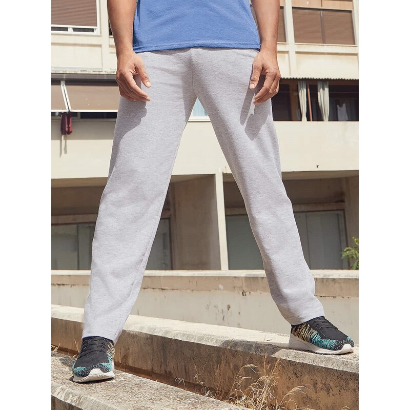 Fruit of the Loom Lightweight Mens Lightweight Open Leg Jog