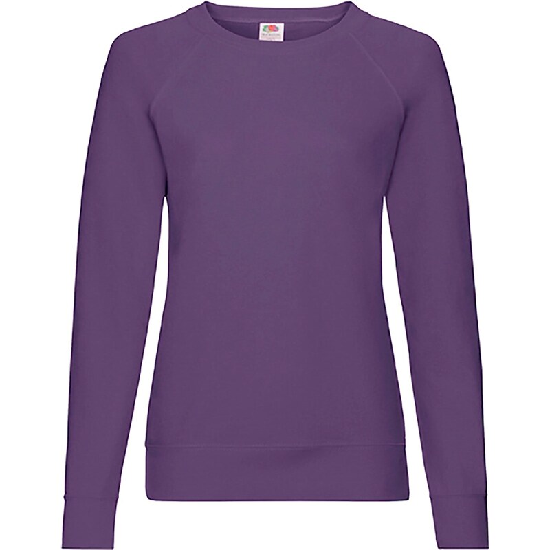Purple sweatshirt classic light Fruit of the Loom
