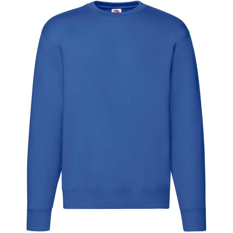 Men's Blue Sweatshirt Set-in Sweat Fruit of the Loom