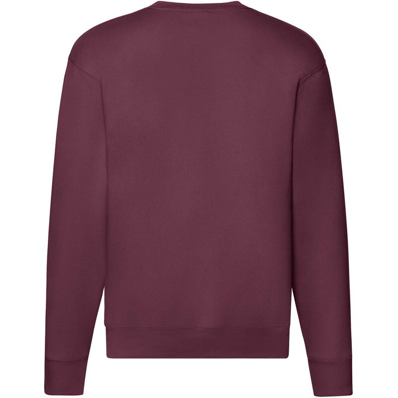 Burgundy Men's Sweatshirt Set-in Sweat Fruit of the Loom