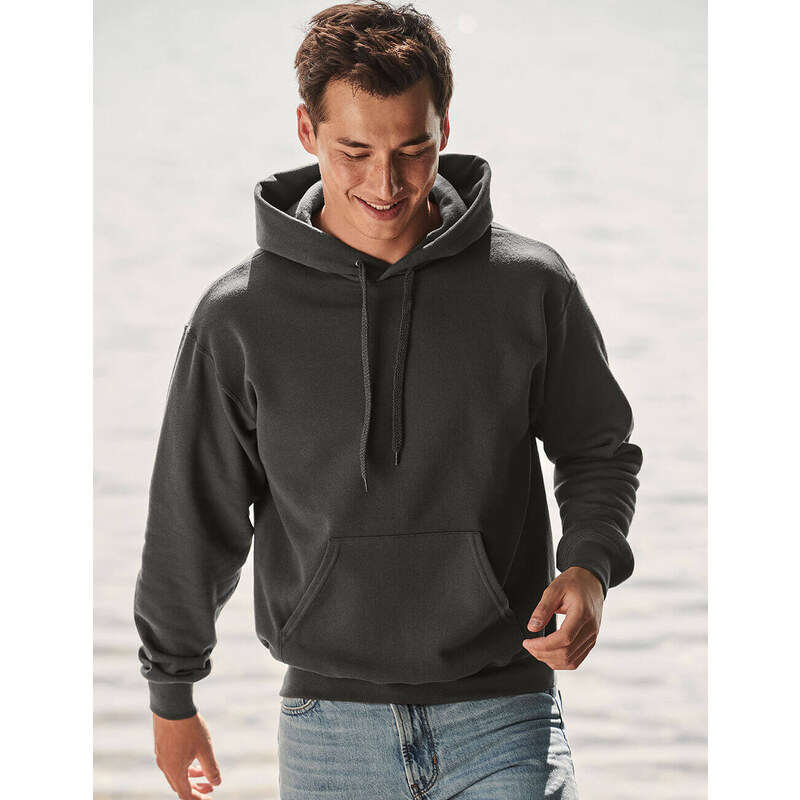 Czarna bluza męska Hooded Sweat Fruit of the Loom