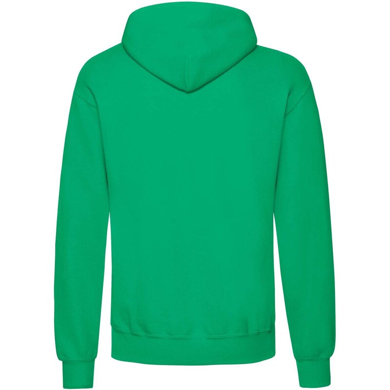 Green Men's Hooded Sweat Fruit of the Loom