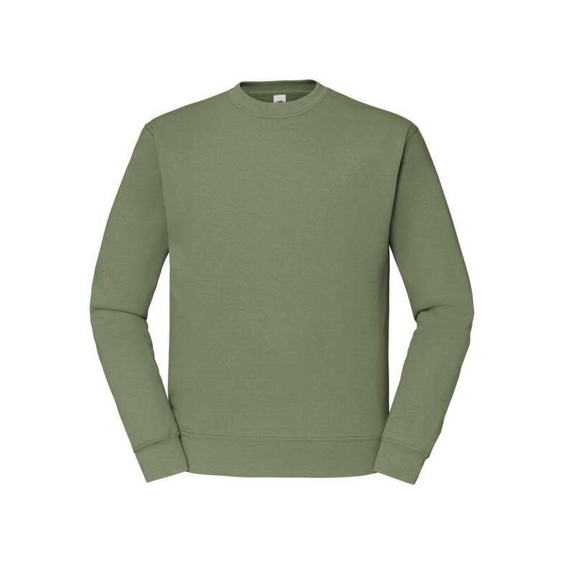 Oliwkowa bluza męska Set-in Sweat Fruit of the Loom
