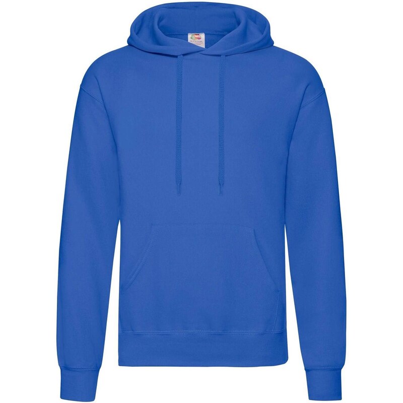 Blue Men's Hooded Sweat Fruit of the Loom