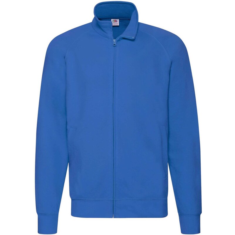 Blue Men's Sweatshirt Lightweight Sweat Jacket Fruit of the Loom