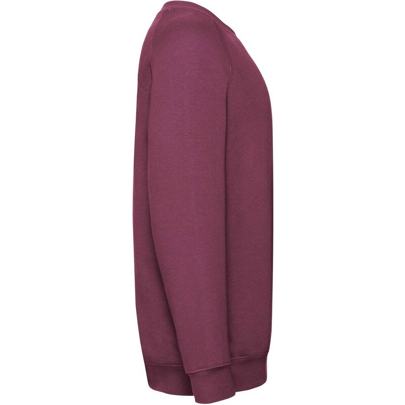 Burgundowa bluza dziecięca Raglan Sweat Fruit of the Loom