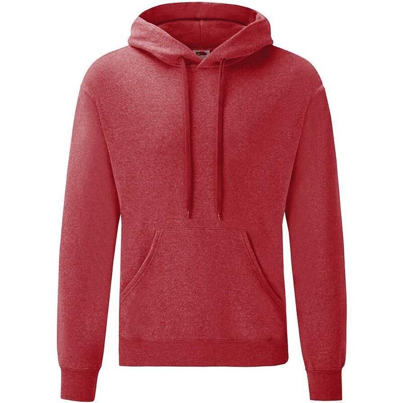 Czerwona bluza męska Hooded Sweat Fruit of the Loom