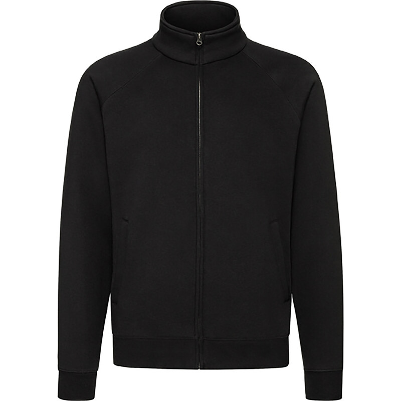 Black Men's Sweat Jacket Fruit of the Loom