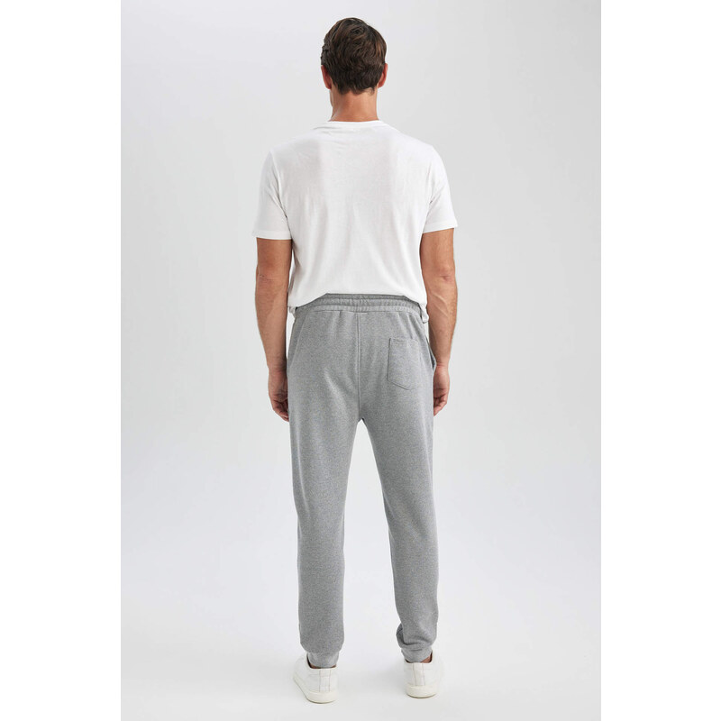 DEFACTO Slim Fit Rib Hem Pique Sweatpants