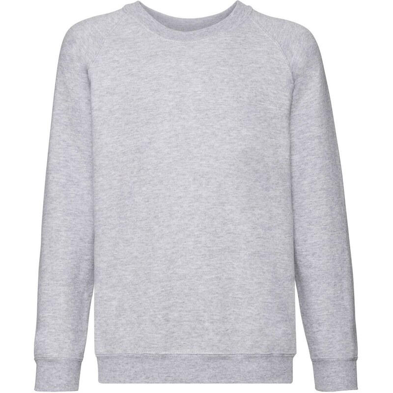 Light grey Raglan Sweat Fruit of the Loom