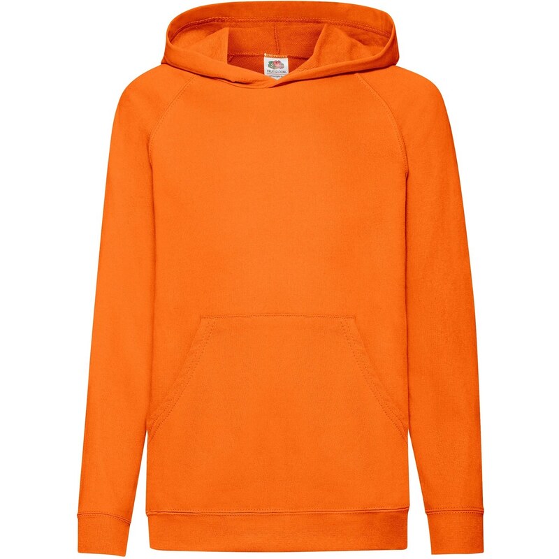 Orange Children's Hoodie Fruit of the Loom