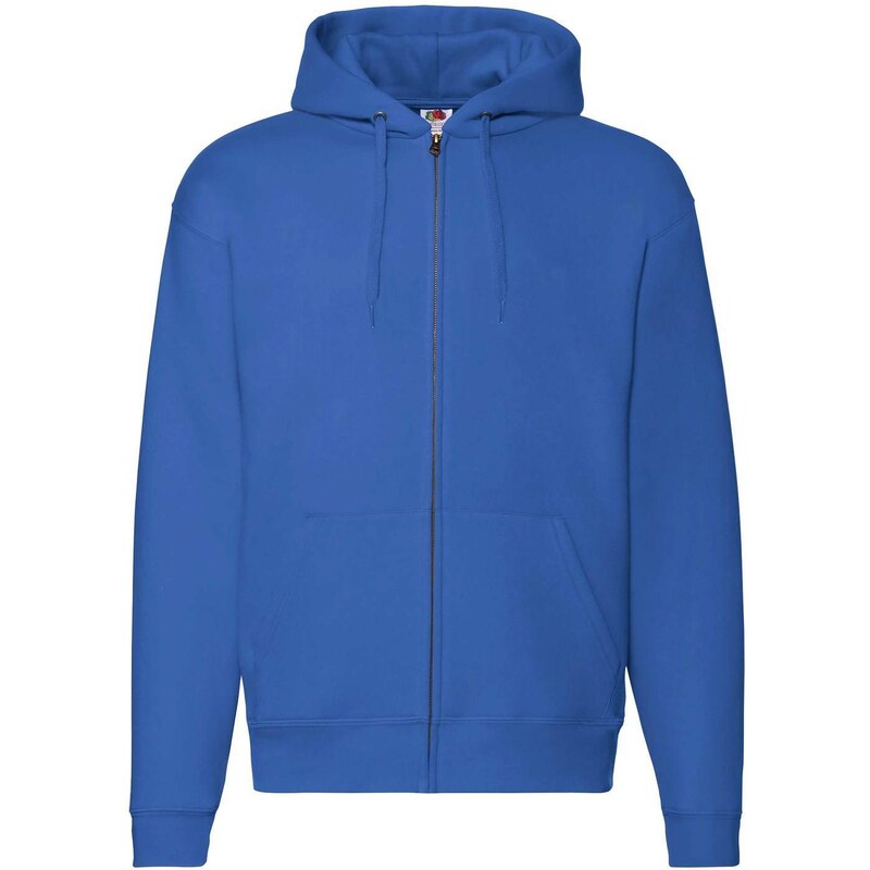 Blue Men's Hoodie Premium Fruit of the Loom