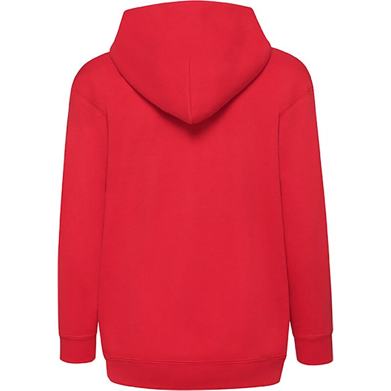 Red Classic sweatshirt Fruit of the Loom