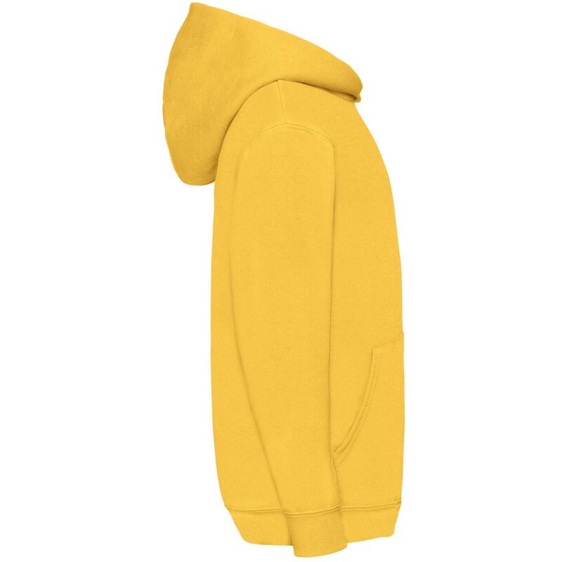 Yellow children's sweatshirt Classic kangaroo Fruit of the Loom