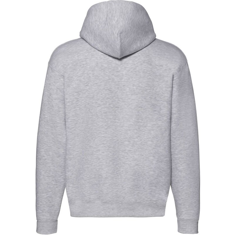 Light grey men's hoodie Premium Fruit of the Loom