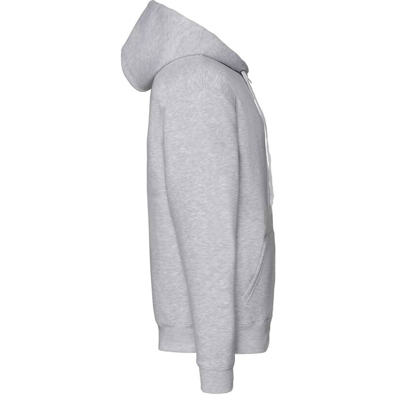 Light grey men's hoodie Premium Fruit of the Loom