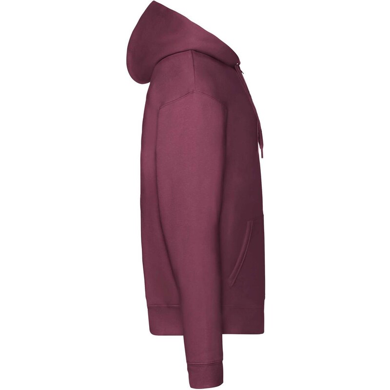 Burgundy Men's Hoodie Premium Fruit of the Loom