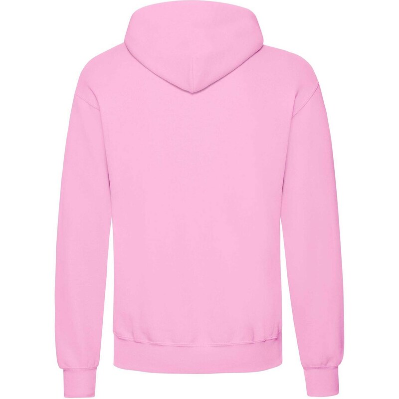 Men's Pink Hooded Sweat Fruit of the Loom