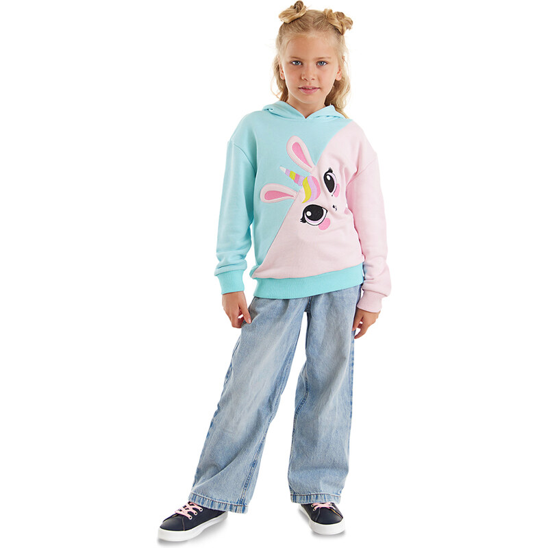 Denokids Unicorn Bunny Girls Sweatshirt