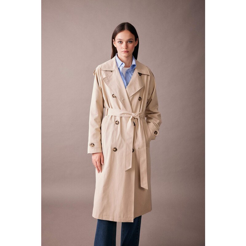 DEFACTO Relax Fit Trenchcoat