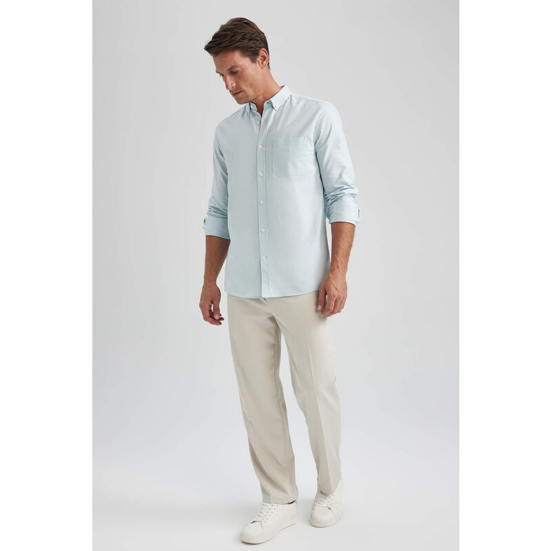 DEFACTO Regular Fit Long Sleeve Shirt