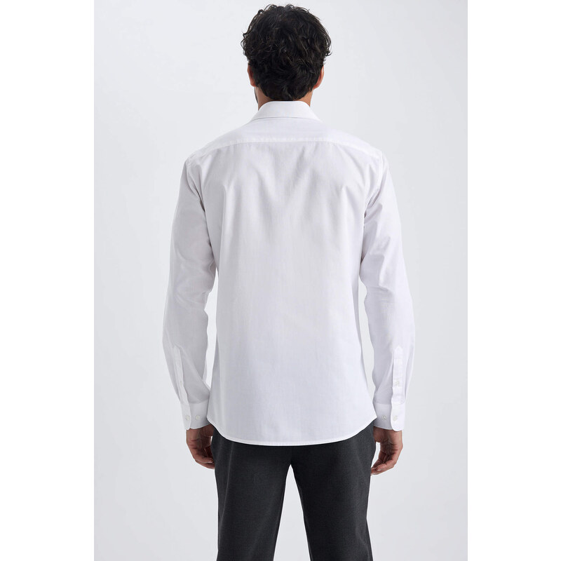 DEFACTO Slim Fit Long Sleeve Shirt