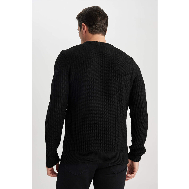 DEFACTO Standard Fit Crew Neck Knitwear Pullover