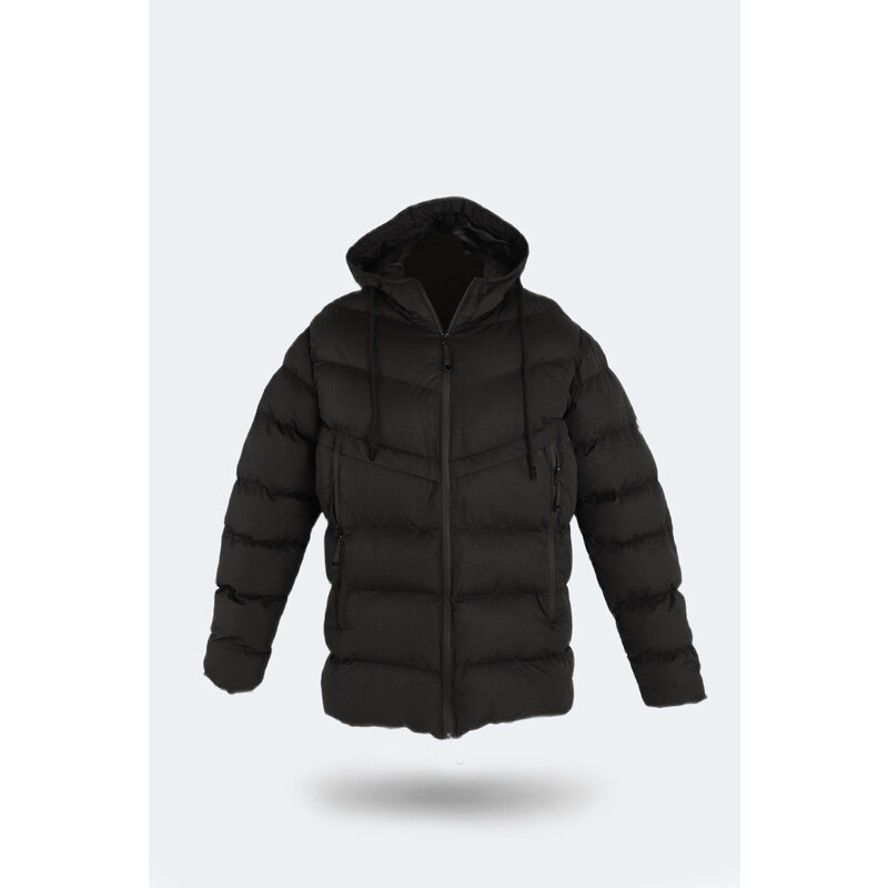 Slazenger HAIFA Pánský kabát nadměrných velikostí černý