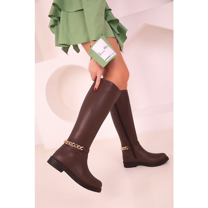 Soho Brown Women's Boots 17521