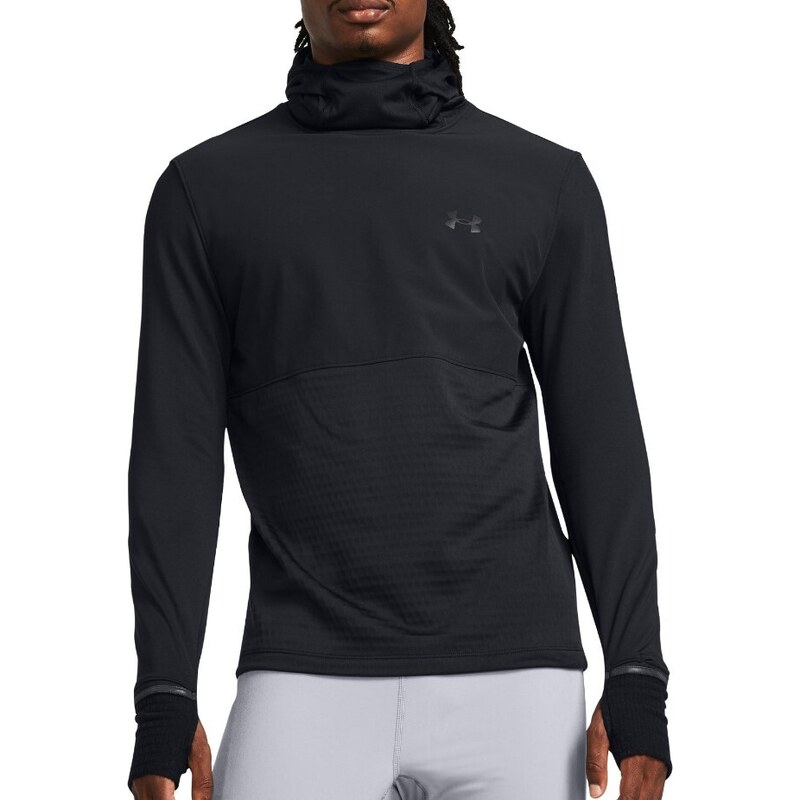 Mikina s kapucí Under Armour QUALIFIER COLD HOODY-BLK 1379306-001