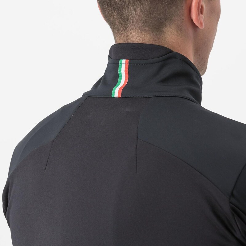 Castelli - zateplená bunda entrata light black/red