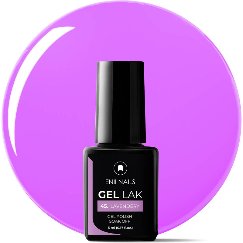 ENII NAILS Gel lak 45 Lavendery 5 ml