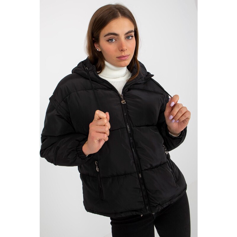 MladaModa Zimní bunda/vesta 2v1 model 65728 černá 108808060