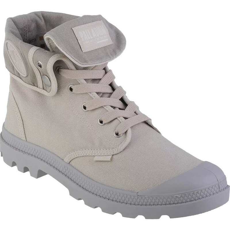 Béžovo-šedé pánské kotníkové boty Palladium Baggy 02353-095-M