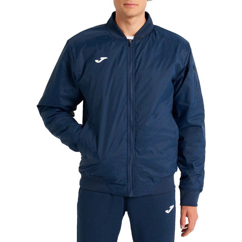 TMAVĚ MODRÝ PÁNSKÝ BOMBER JOMA CERVINO BOMBER ANORAK JACKET Tmavě modrá