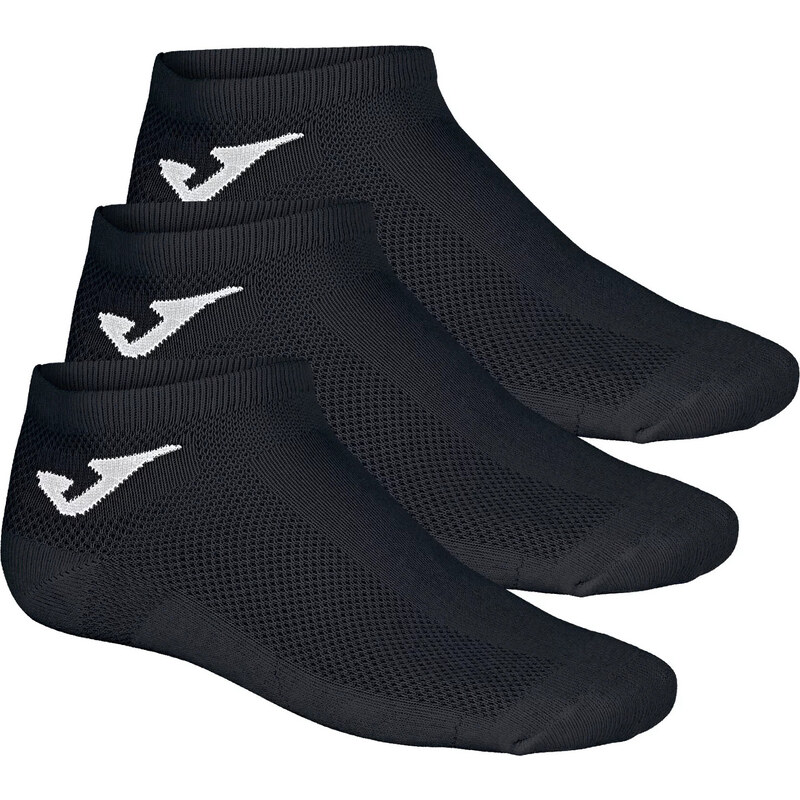 Černé ponožky Joma Invisible 3PPK Socks Černá 86062063