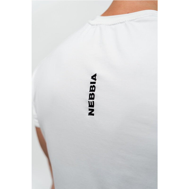 NEBBIA - Pánské funkční triko 348 (white)