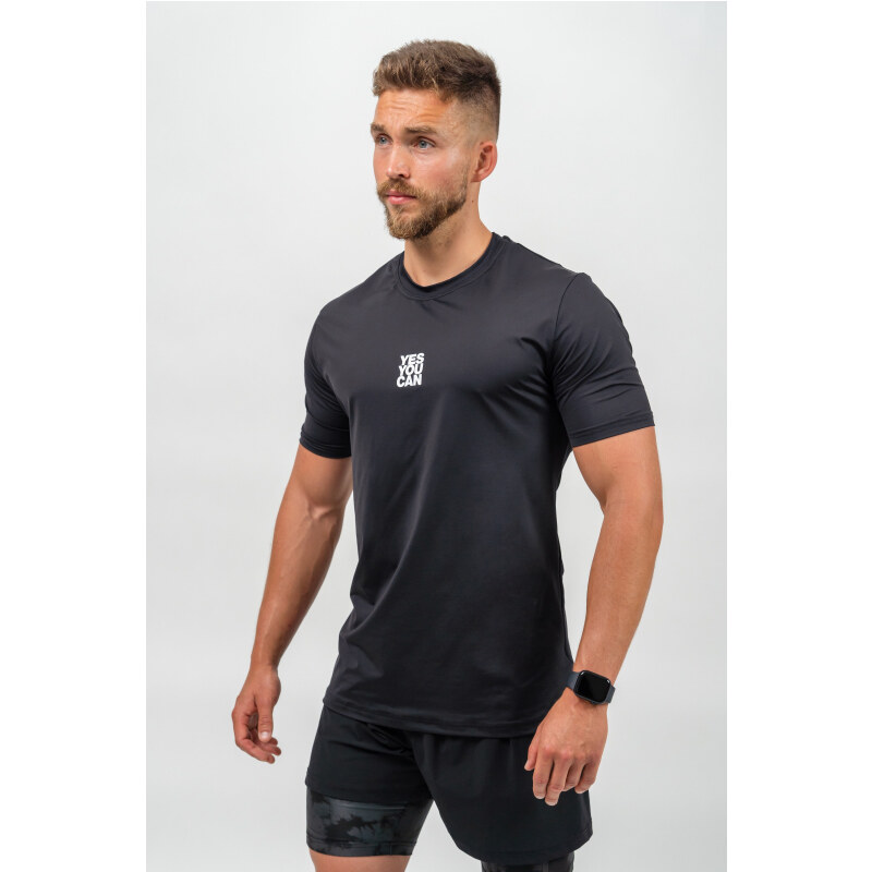 NEBBIA - Funkční triko pánské 348 (black)