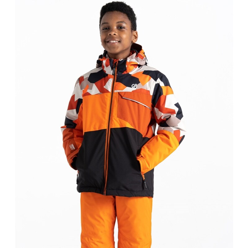 Dětská zimní lyžařská bunda Dare2b TRAVERSE oranžová/černá
