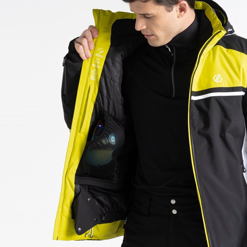 Pánská zimní lyžařská bunda Dare2b AMPLITUDE žlutá/černá