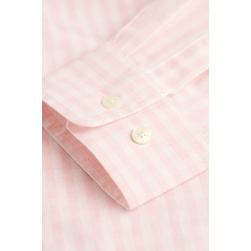 KOŠILE GANT REG POPLIN GINGHAM SHIRT růžová 32