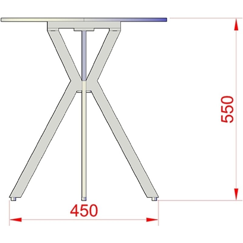 Černý keramický odkládací stolek Miotto Moena 50 cm