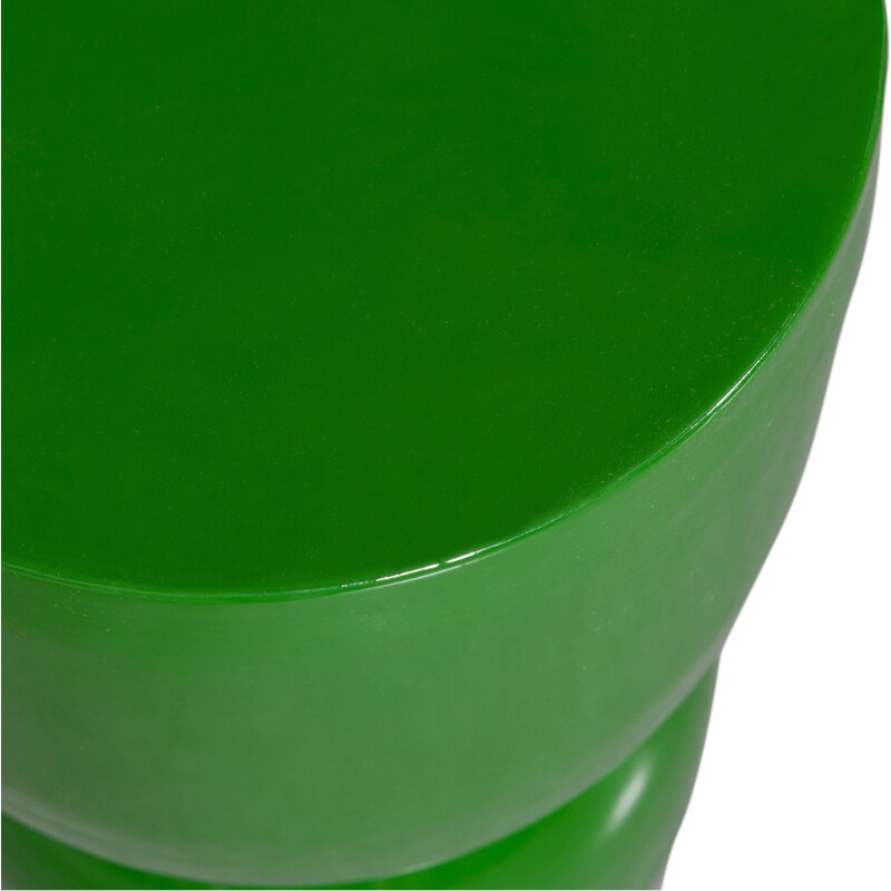 Hoorns Zelený kovový odkládací stolek Lakleh 30 cm