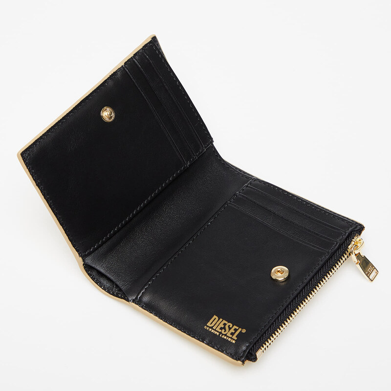 Pánská peněženka Diesel Bi-Fold Zip Wallet Gold